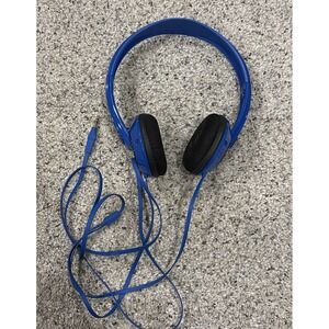 Skullcandy Uprock Supreme Sound Wired Headphones Blue Black On Ear Tested Works